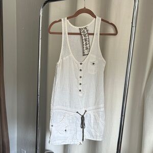Guess Ivory Sleeveless Playsuit